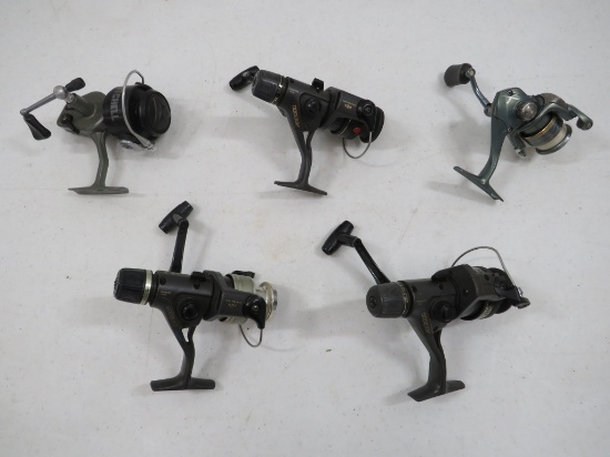 5 OPEN FACE REELS