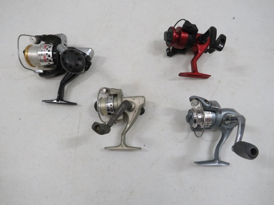 4 OPEN FACE REELS