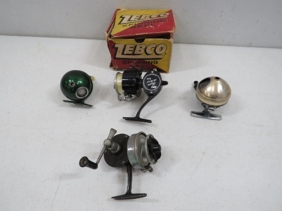 4 VINTAGE REELS