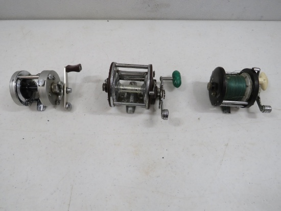 3 VINTAGE FISHING REELS