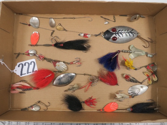 MISC SPOONS AND SPINNER LURES