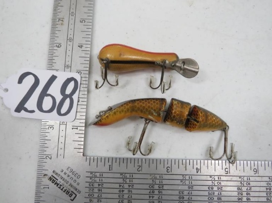 2 VINTAGE FISHING LURES