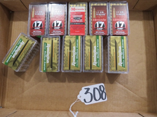 HORNADY AND REMINGTON 17 HMR (500 ROUNDS)