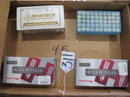 MISC 45 AUTO AND 45 COLT (166 ROUNDS)