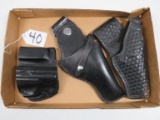 FLAT OF MISC HOLSTERS