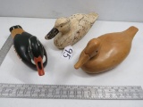 3 WOOD DUCK DECOYS