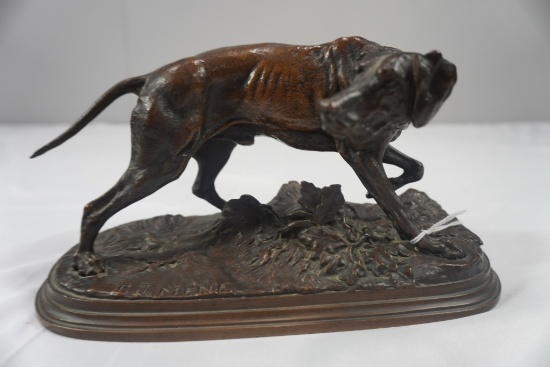PJ MENE BRONZE BRAQUE DOG