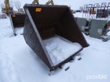 Steel dumping hopper