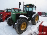 John Deere 2955 tractor,MFWD, diesel,cab,18.4 x38R pneus arrière/rear, 6.9
