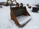 78'' Ditch bucket/ bucket à fossé Garier quick attach to fit Cat 345/349 or