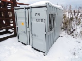 (Neuf/New) (2019) 7' Maritime Container with windows, side doors & lock/ Co