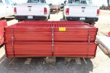 (New/Unused) (30) Mobile Fences 6' x 8' complete with feet & top connectors locks