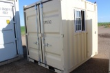 (NEW/UNUSED) 9' Container with 1 door & 1 window. Outer size: 2740x2200x2510