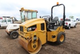 2016 CAT CC34B Vibratory Roller, S/N: CATCC34BKCC300111, 875 Hour, 4 Wheels Combo Roller, 51'' smoot