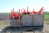 Qty of 75 (approx) Orange plastics Delineator for road signalisation