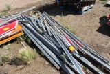 Qty of 50 (approx) 8' galvanized steel posts