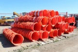 Qty of 345 (approx) Orange plastics Barrels/Cones for road signalisation