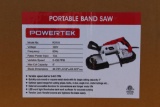 (NEW/UNUSED) Powertek R2103 5'' portable band saw, variable speed 0-435 RPM, LED light, Blade size 4