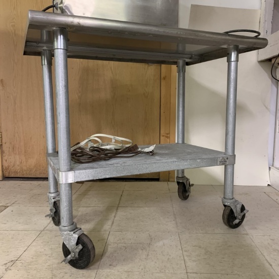 Stainless Table on Wheels