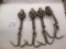 Rolling Meat Rail Hooks