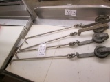 Rolling Meat Rail Hooks