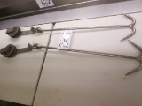 Rolling Meat Rail Hooks