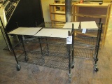 Caster Mounted Metro Shelfs