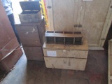 Wood Cabinet And Boxes
