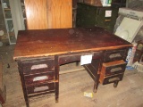 6 Drawer Antique Desk