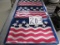 Three Patriotic Flag Platters 16x11