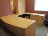 Large Office Desk With Cabinet