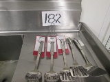 New Stainless Steel Serving Spoons And Spatulas * 5