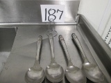 Heavy Stainless Serving Spoons * 4