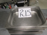 Stainless Steel Half Size 2 In Deep Buffet Pans *8