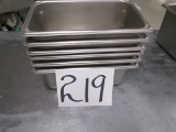 Stainless Steel Quarter Size 4 In Deep Stainless Steel Buffet Pan *6