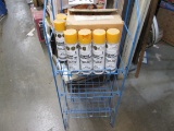 18 Cans Yellow Traffic Paint With Magazine Rack