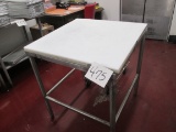 Cutting Table In Meat Room 30x30