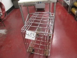 Lug Cart In Meat Room