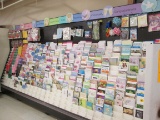 15 Ft Of Greeting Card Rack Without Contents