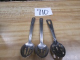 3 Stainless Steel Slotted Spoon * 3