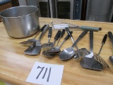 Assortment Of Kitchen Items With Pan