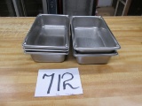 Stainless Steel 8th Size Buffet Pan 2 In Deep X 6