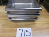 8 Stainless Steel Half Size Buffet Pan 2 In Deep *8