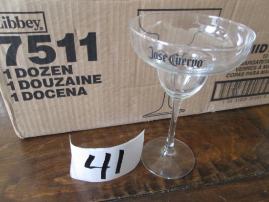 12 Jose Cuervo Margarita Glasses