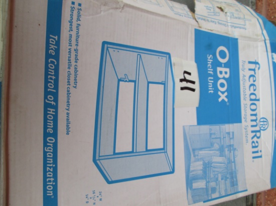 Freedomrail O-box Shelving Unit