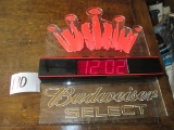 Budweiser Select Digital Clock 2000's