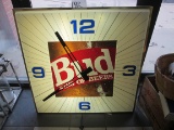 Large Budweiser Clock Vintage