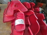 18 Plastic Sign Letters