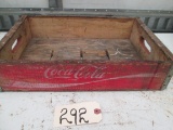 Wood Coca Cola Advertising Crate