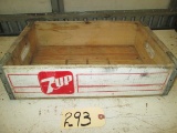 Wood 7-up Advertising Crate
